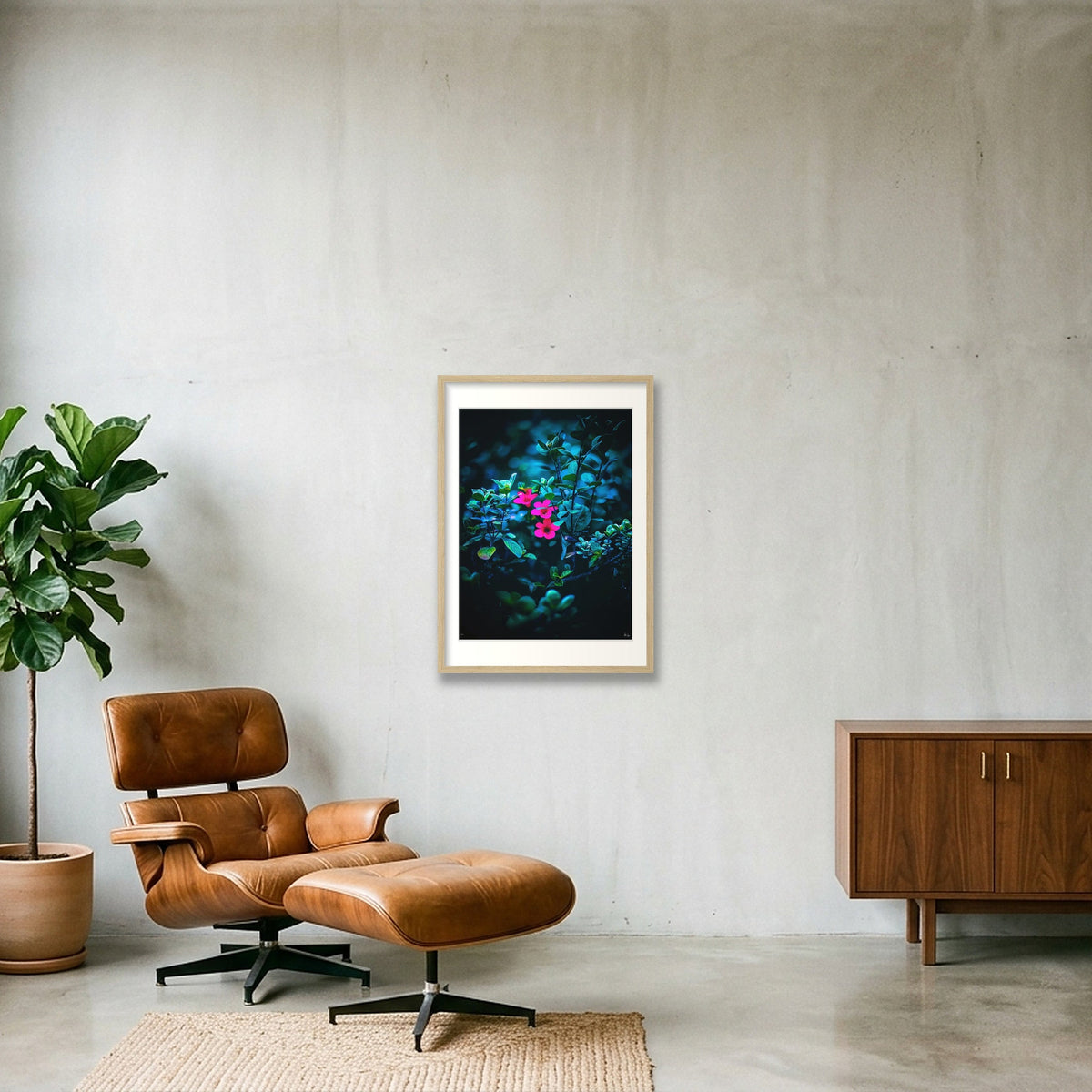 Isolate — 42×59cm, 17×23" Oak Frame