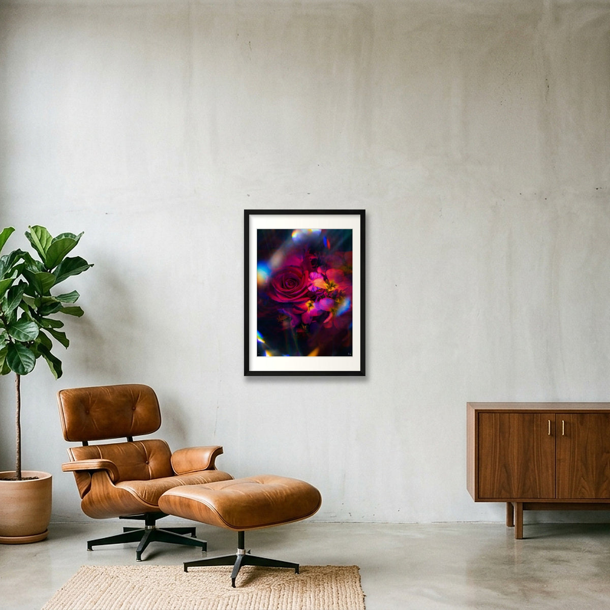 Refractions — 42×59cm, 17×23" Black Frame