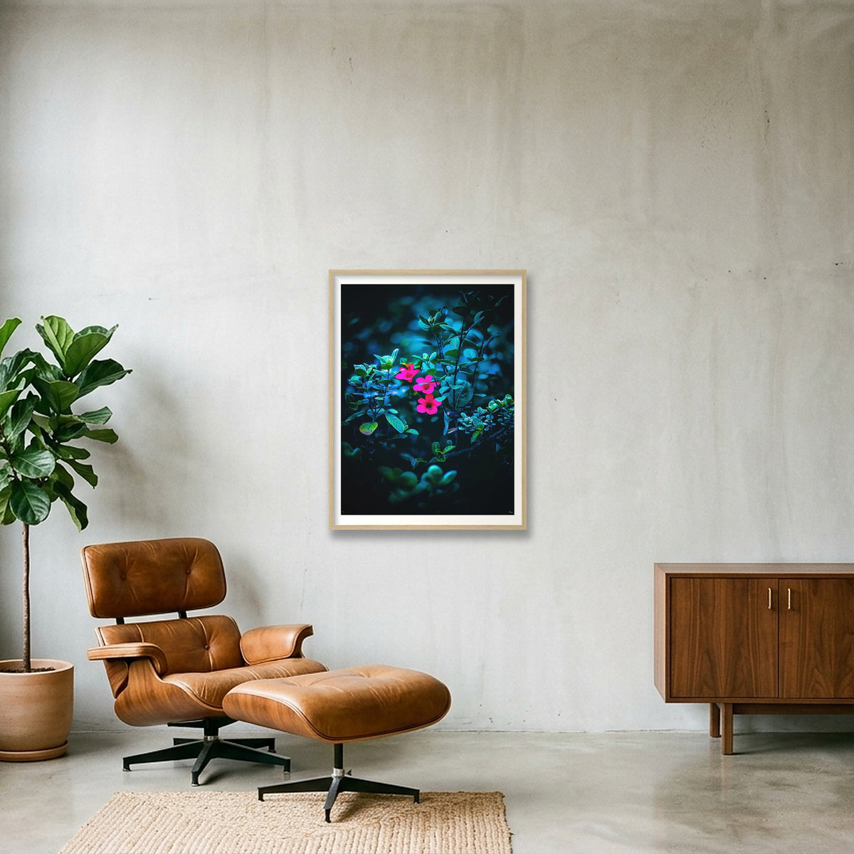 Isolate — 60×80cm, 24×31" Oak Frame
