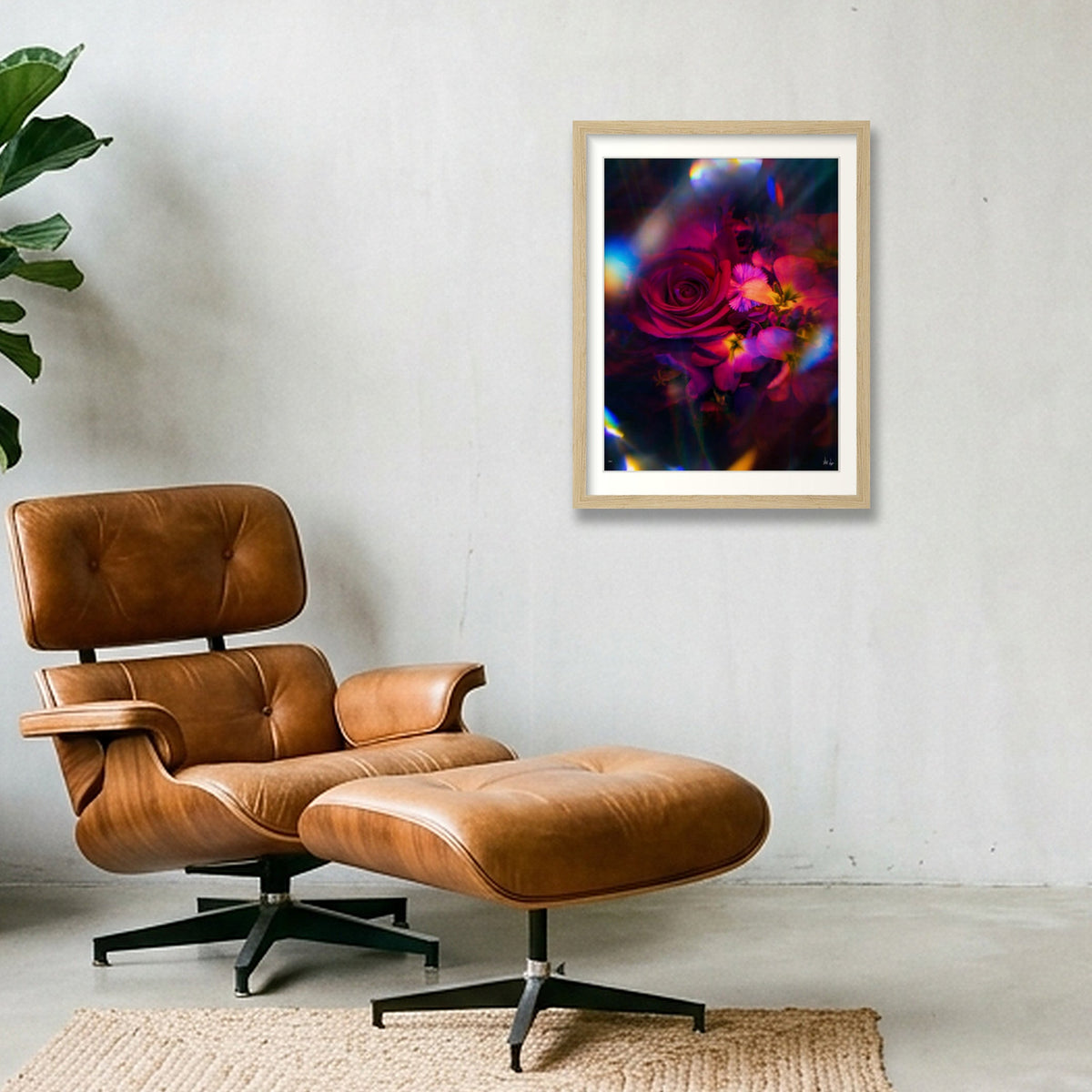 Refractions — 30×40cm, 12×16" Oak Frame