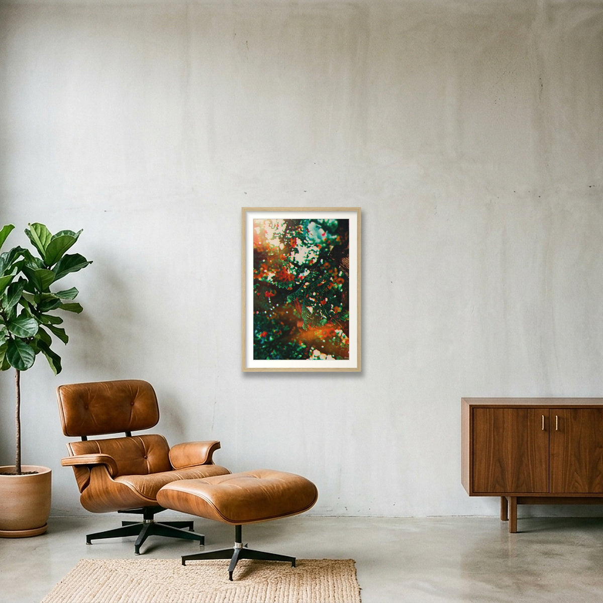 Golden Hour — 42×59cm, 17×23" Oak Frame
