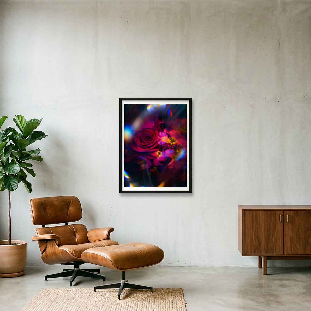 Refractions — 60×80cm, 24×31" Black Frame