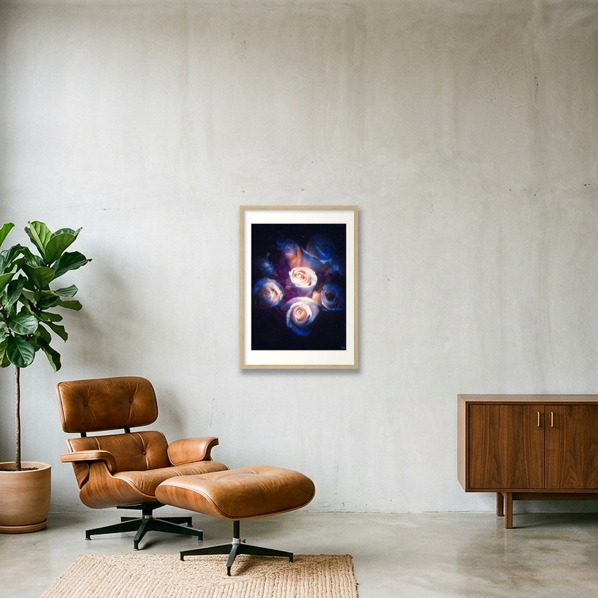 Ethereal — 42×59cm, 17×23" Oak Frame