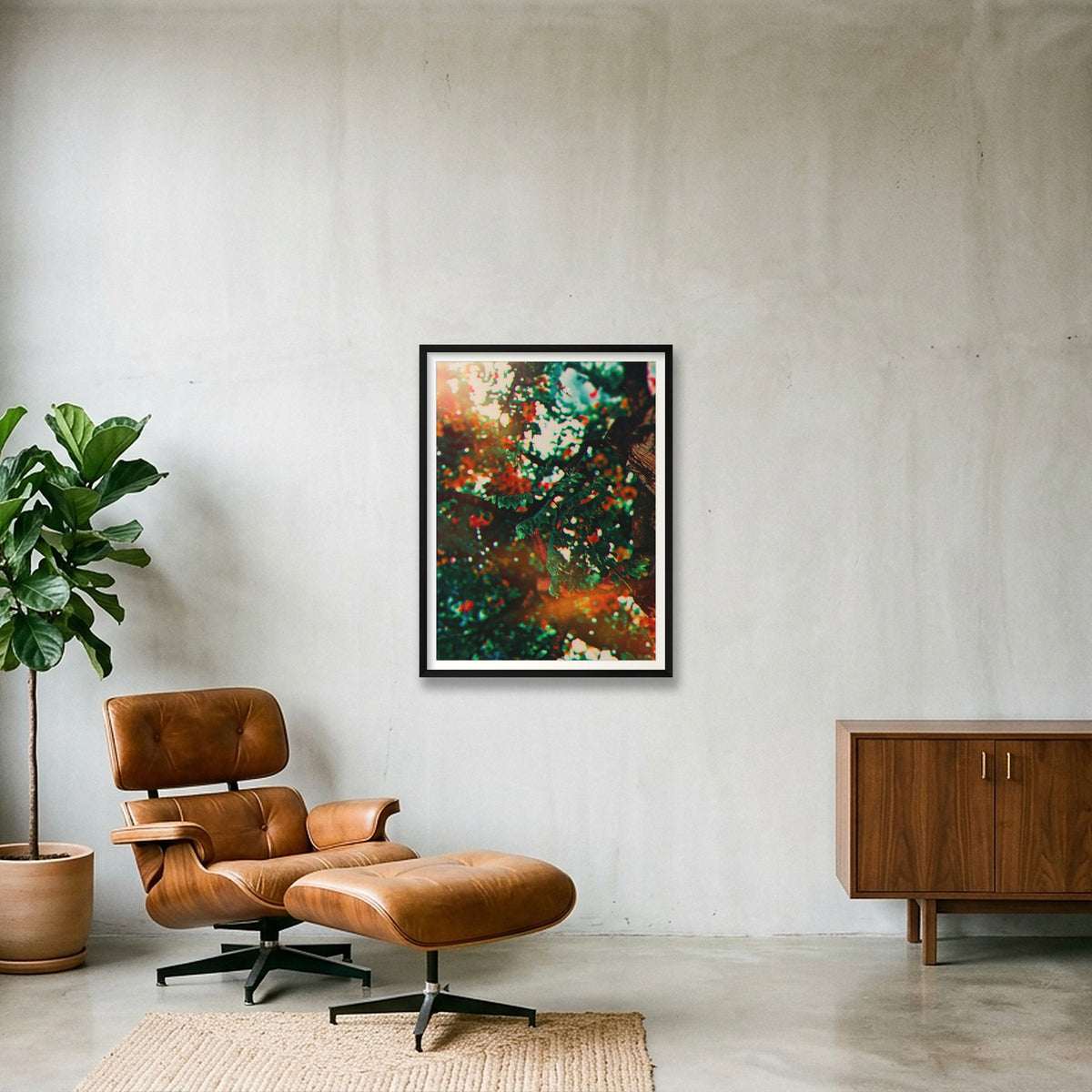 Golden Hour — 60×80cm, 24×31" Black Frame