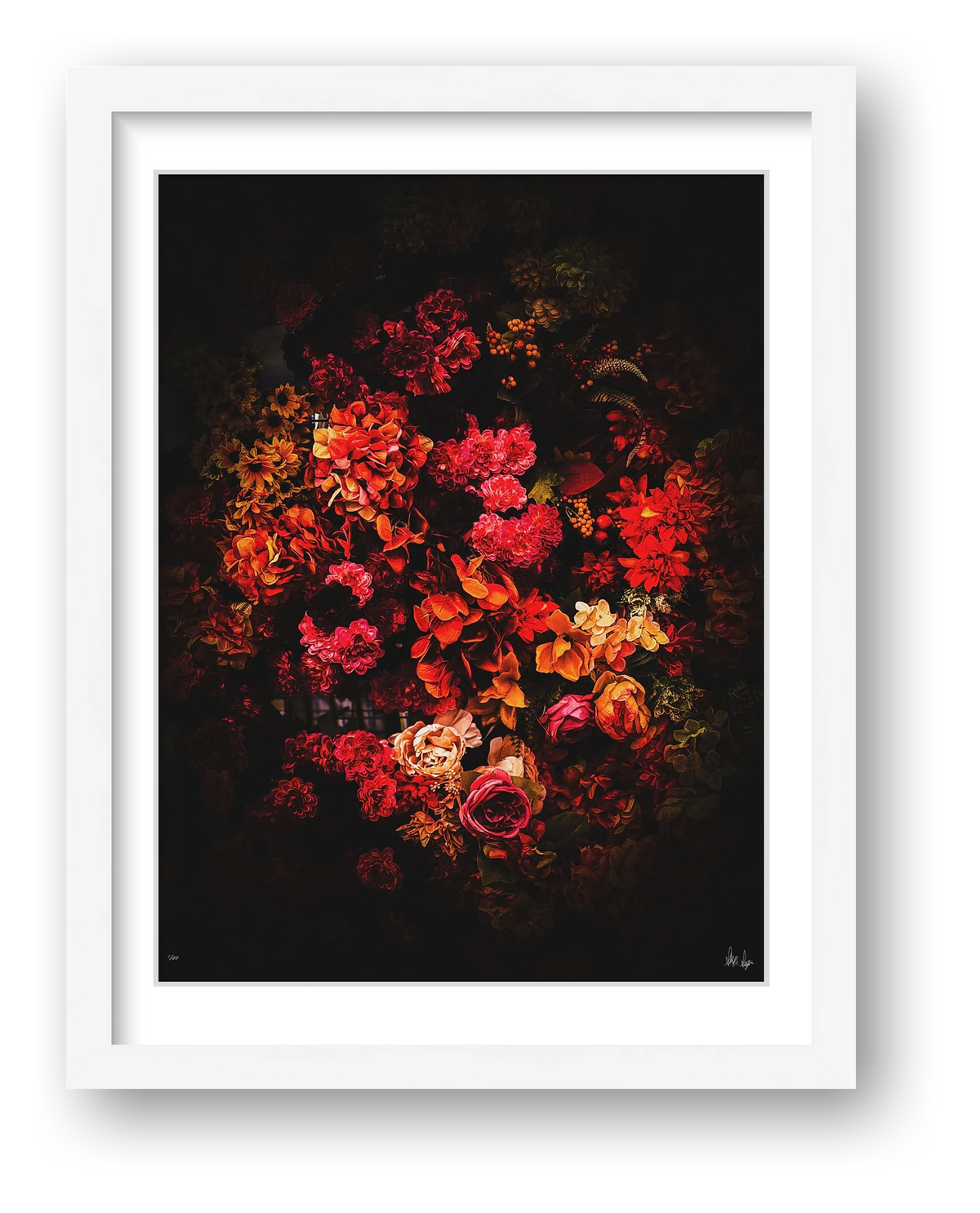 Fiery Heart — framed