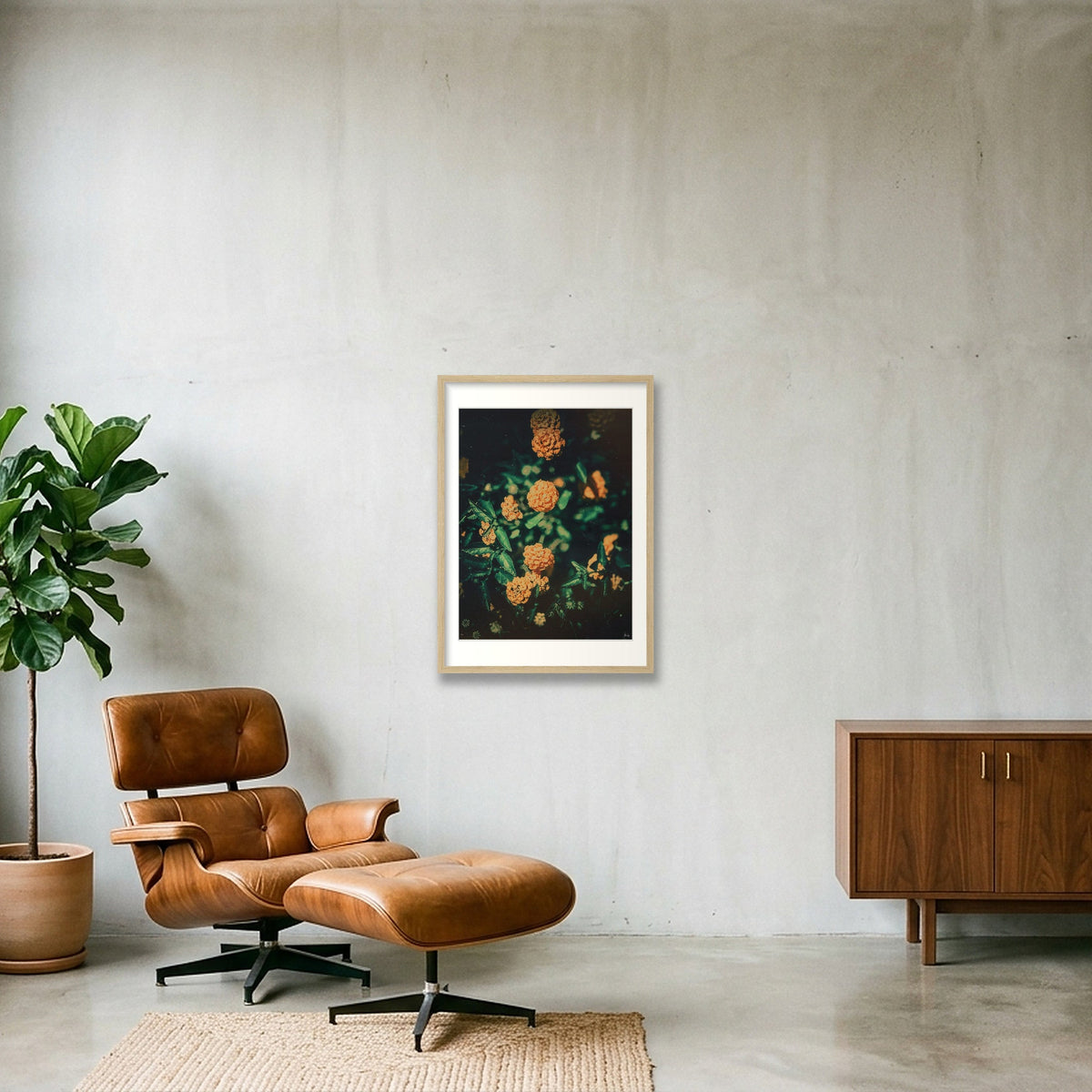 Sunshine — 42×59cm, 17×23" Oak Frame