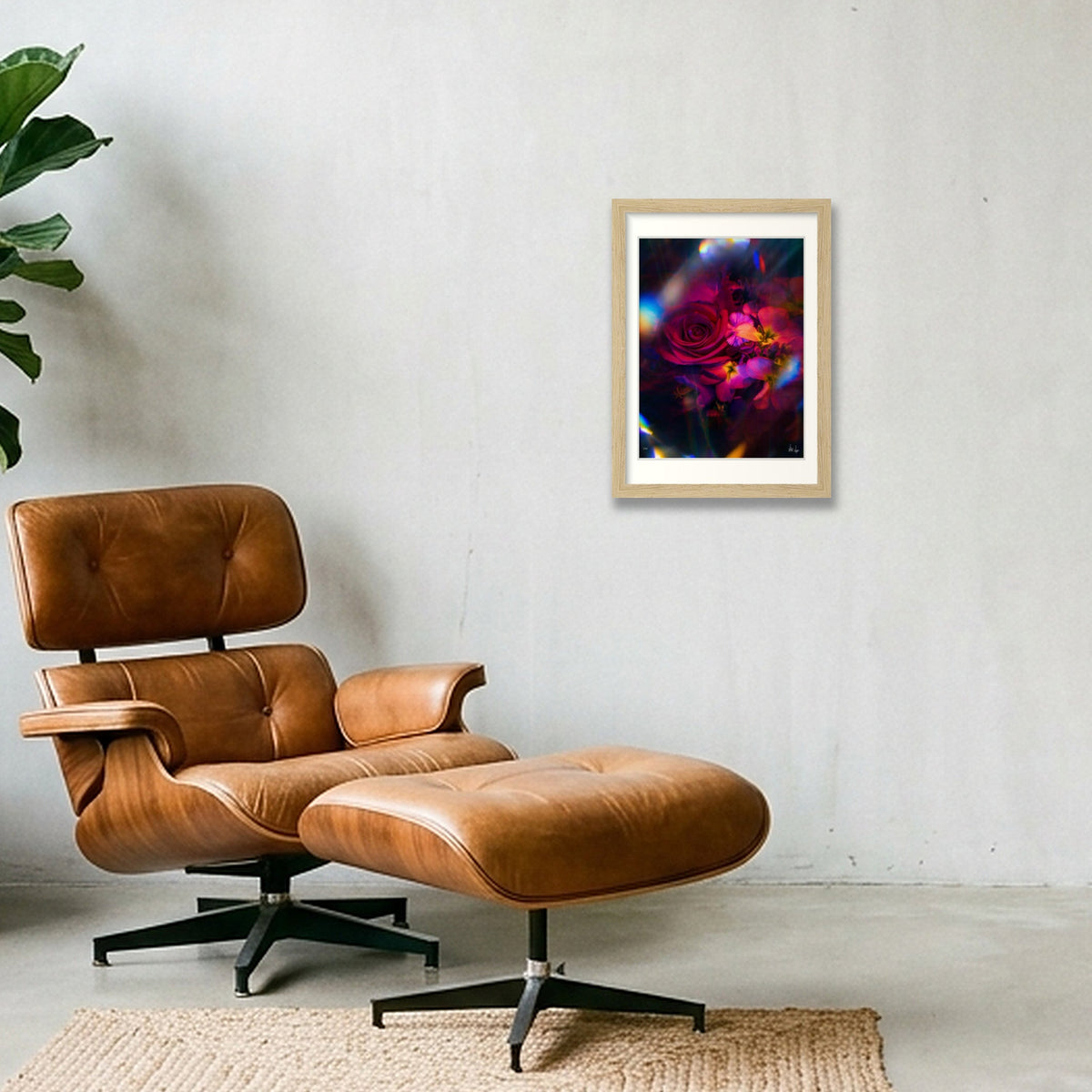 Refractions — A4 (21×30cm, 8×12") Oak Frame